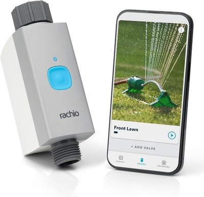 Rachio Smart Hose Timer (1 Valve Only)   App-Controlled Outdoor Faucet Timer, Qu