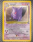 Pokémon Gengar Holo Vintage Fossil Set 5/62 Rare Card 1999 WOTC