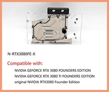 Granzon GPU Water Block For NVIDIA RTX3080 / 3080Ti FE Founder Edition