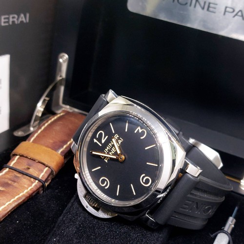Luminor Panerai 47mm Left-Handed Black Dial 1950 3 Days PAM557...