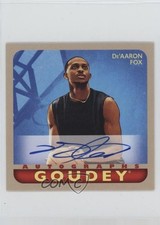 2025 Upper Deck Goodwin Champions Goudey Auto De'Aaron Fox #GA-DF