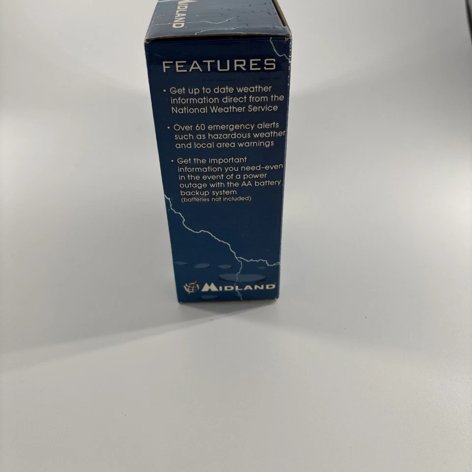 Midland WR-100 NOAA Weather Alert Radio SAME Digital All Hazards Radio NIB - Image 4 of 4