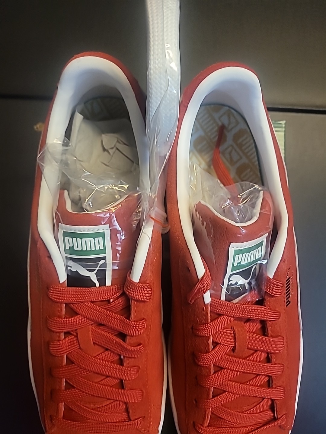 Mens PUMA Suede Classic XXI Red Size 11 New In Box Never Worn image 2