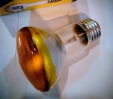 4 x Spot lamp R63 ES / E27 60w Yellow Reflector  GE BRAND