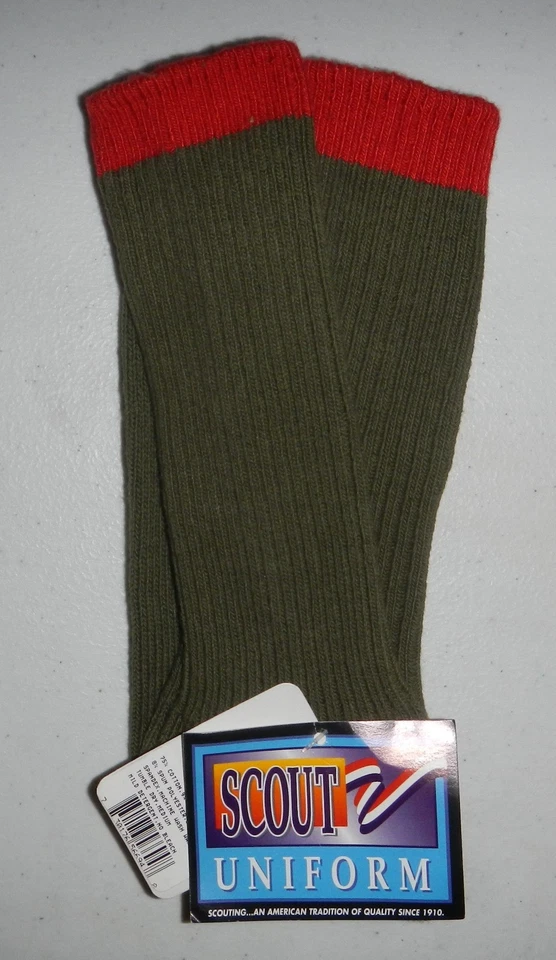 Boy Scouts of America BSA Scout Uniforme Par de Calcetines Talla XL 13-15 Foto 2 de 4