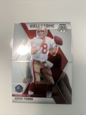 Steve Young 2020 Panini Mosaic Hall of Fame Silver Holo Parallel Insert 49ers