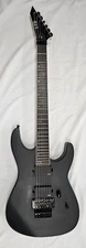 ESP LTD M-400 Black Satin Electric Guitar, Floyd Rose, EMG Pickups