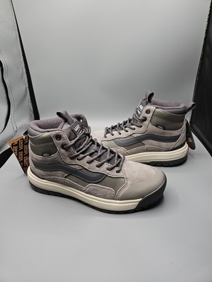 Vans Ultrarange Exo Hi MTE Drizzle Gray Hiking Shoes Sneaker Boots Mens Size 7.5