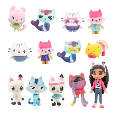 13pcs/set Gabby's Dollhouse Action Figure Cute Doll Collection