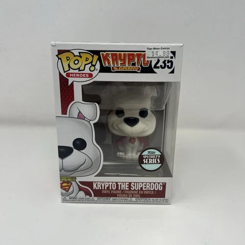 Funko Pop Heroes DC Comics Krypto the Superdog #235 Vinyl Figure Box Wear