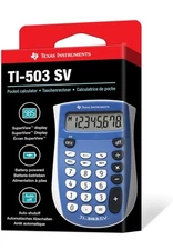 Texas Instruments 503 SV Basic Calculator