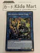 Beetrooper Armor Horn DAMA-EN088 Super Rare 1st Edition YuGiOh TCG Card