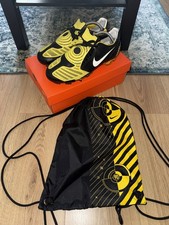 Nike Total 90 Laser II Black Varsity Maize UK8 (2008) T90 355857-017 Rare + Bag