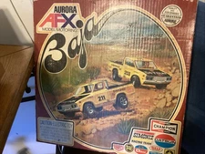 Aurora AFX Model Motoring Baja Race Set 1973 W/Trucks +