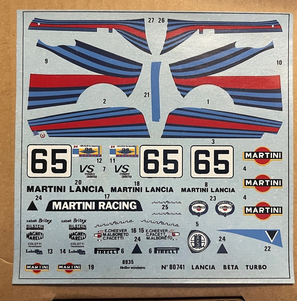 1/24 HELLER - LANCIA BETA MONTECARLO GR.5 - MARTINI - Immagine 3 di 3