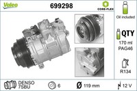 Klimakompressor FÜR MERCEDES-BENZ C-KLASSE (W202) - Valeo 699298
