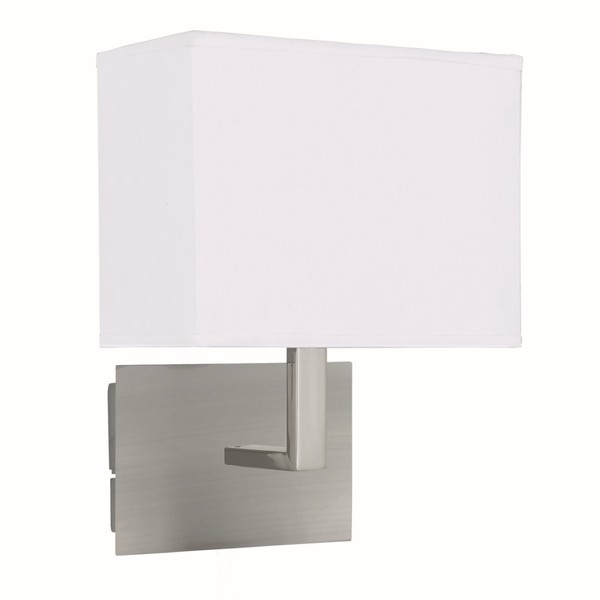 Wandleuchte In Edelstahl Silber Bauhaus E27 Wandlampe Innen Esstisch Beleuchtung-image