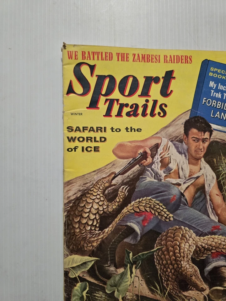 SPORT TRAILS Magazine Vol 1 #3 Winter 1956 Men's Adventure Action Pulp Stories - Image 4 of 4