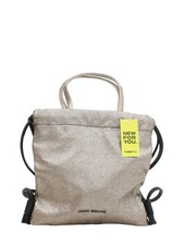 Armani Exchange Damen Tasche Gold Polyester mit anderem Rucksack