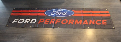 #ad #ad Ford Performance Racing Banner Flag Big 2x8 feet Automotive Car Mechanic Garage $16.10