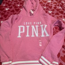 nwt victoria's secret pink pullover hoodie Women  s XS