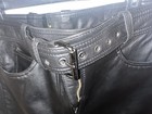 Hein Gericke Harley Davidson Pants Womens 16 Leather Snap Button Motorcycle — photo 6