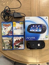 PS Vita PCH-1003 Handheld Console, 5 Games, Charger, Case, Boxed