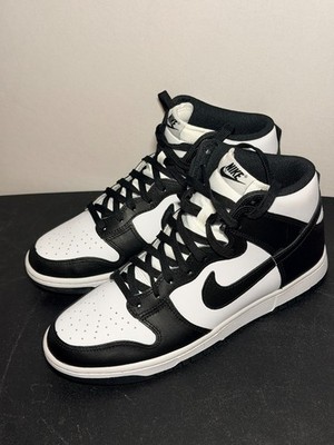 Nike Dunk Panda High.   Size 9 Nike Dunk High Panda Size 9 - 13 — DD1399 105 | eBay main image 2