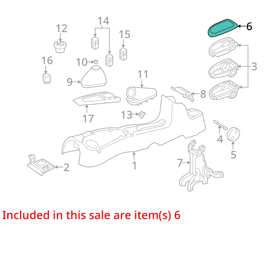 SE ADAPTA * ALMOHADILLA REPOSABRAZOS FORD FOCUS 2005-2007 5S4Z5406024AAB - NUEVO OEM Foto 3 de 4