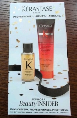 NEW Kerastase 8H Night Serum & Hair Oil Sephora Beauty Insider Birthday Gift NIB
