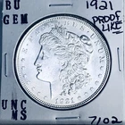 1921 BU GEM MORGAN SILVER DOLLAR UNC MS+++ U.S. MINT RARE COIN 7102