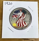 1920 P Walking Liberty Half Dollar Colorized Obverse