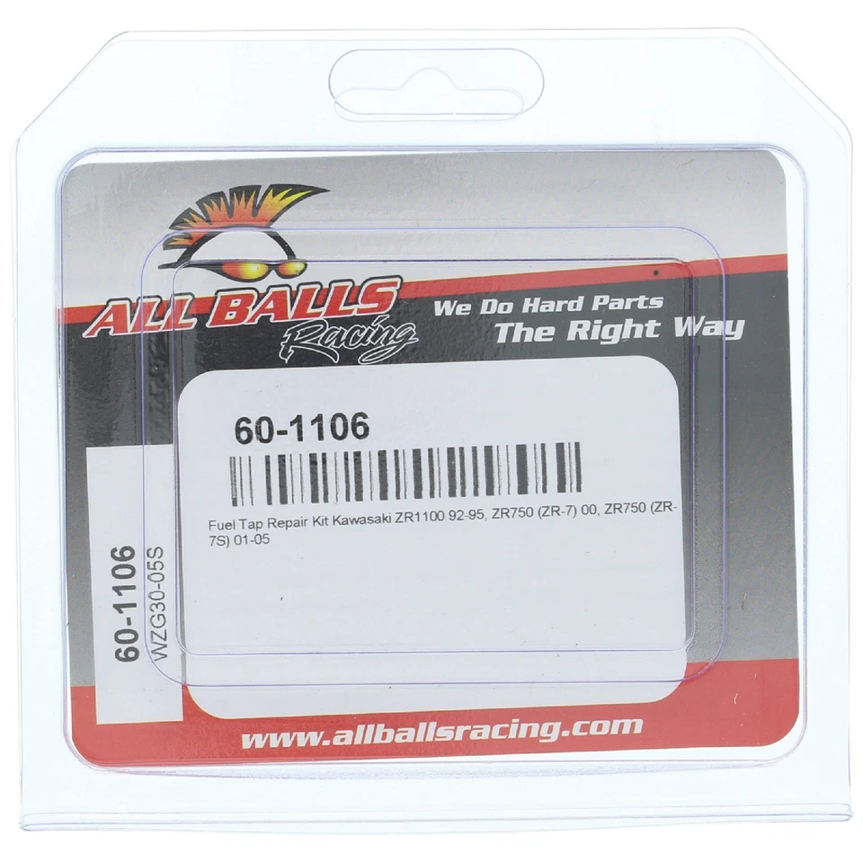 New All Balls Fuel Tap Repair Kit 60-1106 for Kawasaki ZR 1100 A Zephyr 92-95 Foto 4 de 4