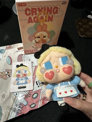 ぬいぐるみ・マスコット popmart cry baby CRYING AGAIN Alice Pop Mart CryBaby Crying Again Series She's Alice Vinyl Face
