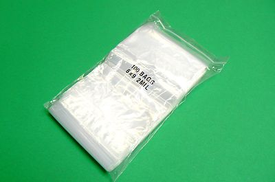 6x9 Zip Seal Lock Bags 2 Mil Poly Bag Clear Resealable 6" X 9 - Foto 12