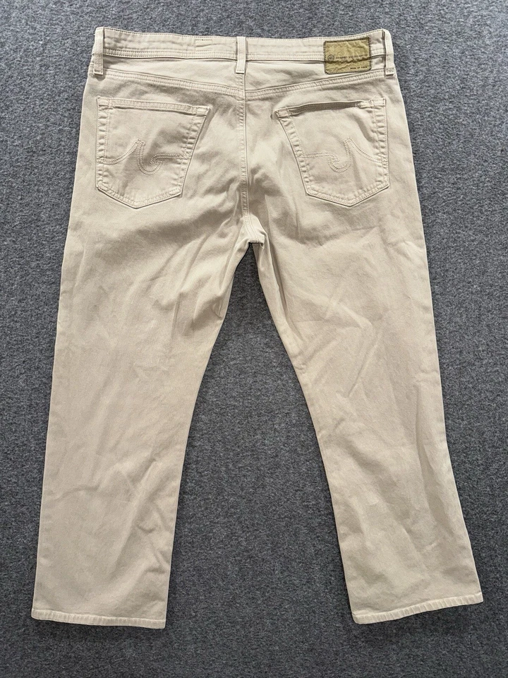 Мужские брюки AG Adriano 36x34 The Protege прямые штанины Chino повседневные опрятные - Изображение 3 из 4