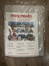 Mary Maxim Ice House Musical Village Needlepoint Kit 9017