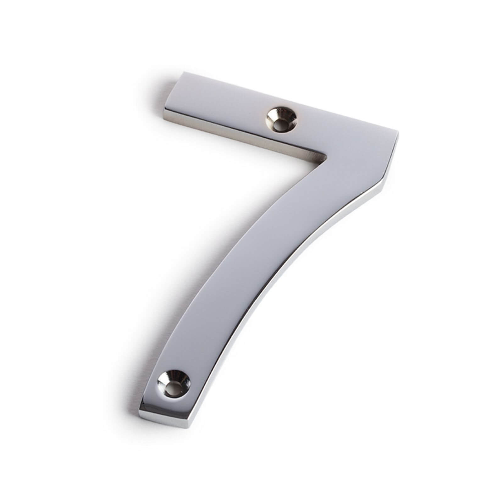 Sandleford Henley Screw-on Chrome Plated Brass House Number - 75mm -7