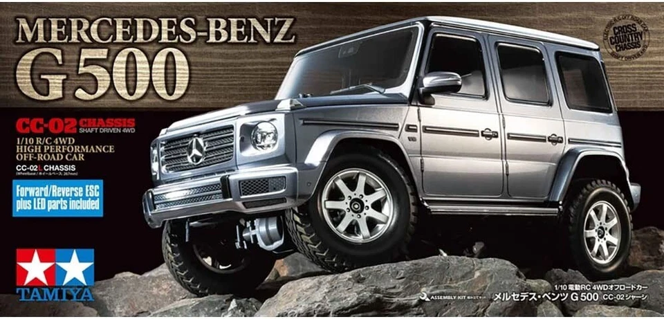 Auto radiocomandata elettrica Tamiya 1/10 n.675 Mercedes-Benz G 500 (telaio C... - Immagine 4 di 4