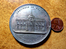 Argentina Buenos Aires 1904 Large Silvered Bronze School Medal by J Gottuzzo  F2