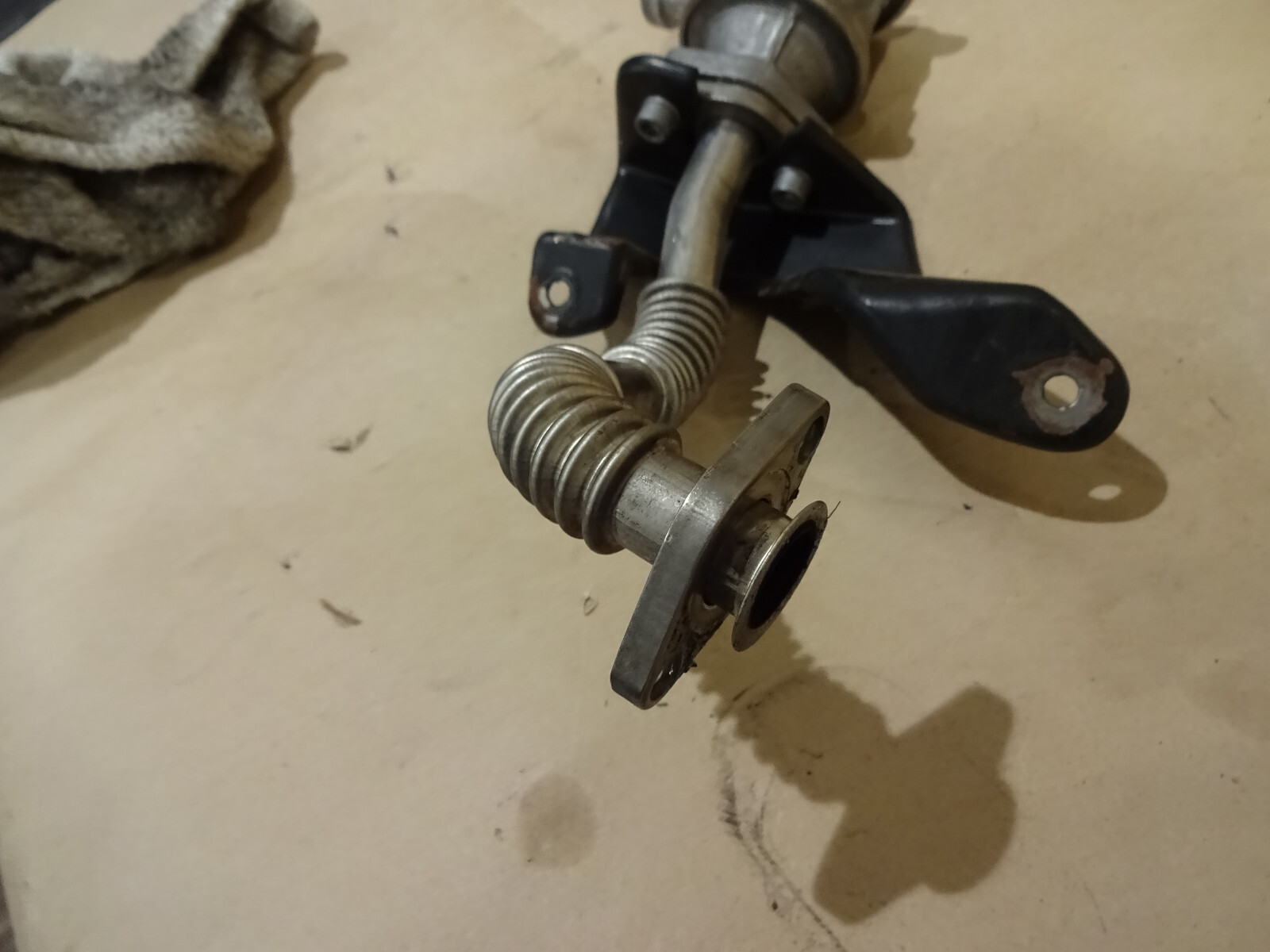 Maserati Quattroporte RH Secondary Air Valve With Pipe & Bracket P/N