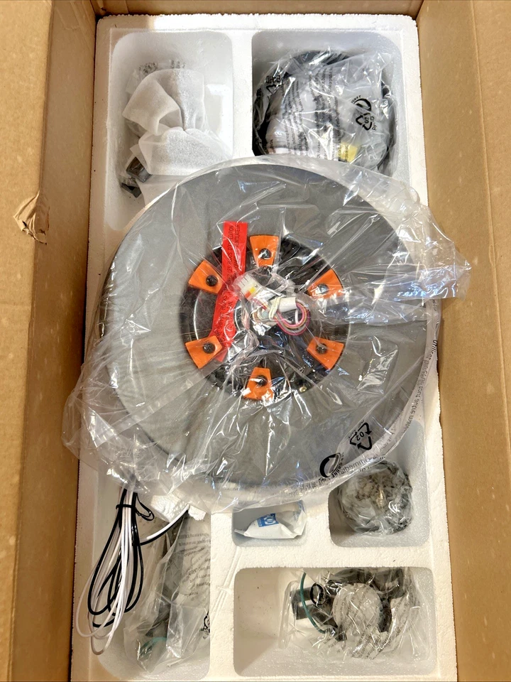 Ventilador de techo Emerson Kathy Ireland Keane 52" grafito con control de pared - sin aspas Foto 4 de 4