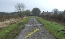 Photo 6x4 A waterlogged Carr Lane Arnold/TA1241 Heading north east towar c2015