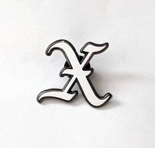 X - Punk Rock - John Doe - Los Angeles - Exene Cervenka -  Enamel Pin Brooch Pin