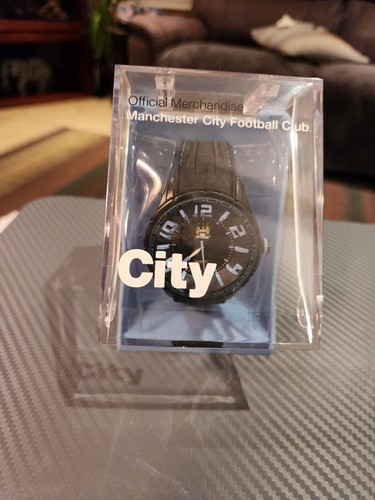 BOXED MENS MAN CITY (Official Merchandise) QUARTZ WATCH. NEW π. - Picture 6 of 24