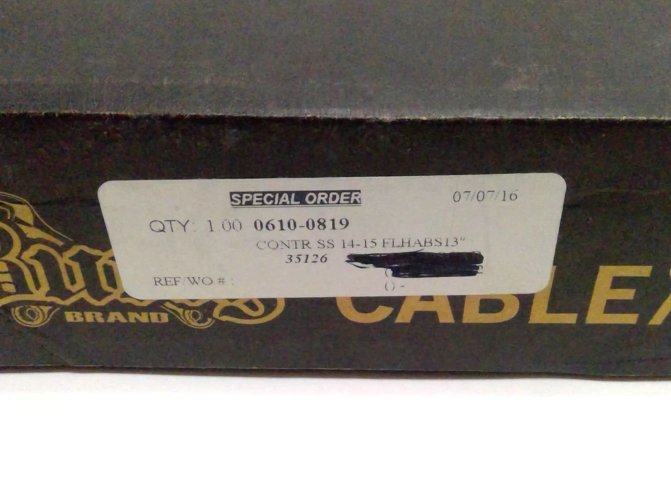 Kit de línea de freno trenzado de acero inoxidable marca Burly 13" Touring 2014-2015 0610-0819 Foto 2 de 4