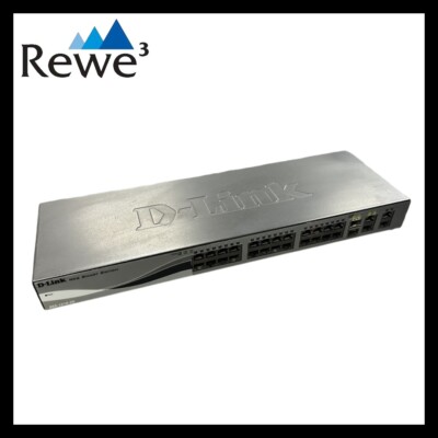 D-Link Switch 28 Port 100BASE-TX Fast Ethernet + 2 Gigabit SFP Ports