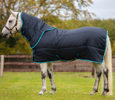''Horseware Amigo Isolator Pony Plus Teppich + Kapuze Combo Medium 200g Marineblau 3'9''''-5'9''''