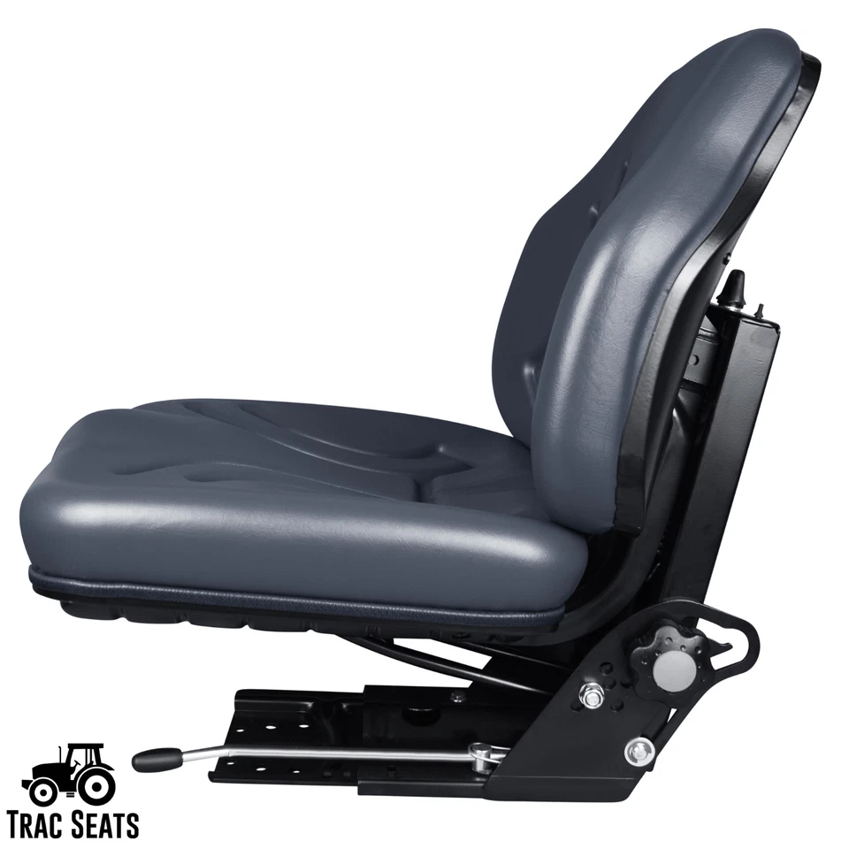 Asiento de suspensión gris para tractor New Holland TN55 TN60 TN65 TN70 TN75 TN85 TN95 Foto 3 de 4