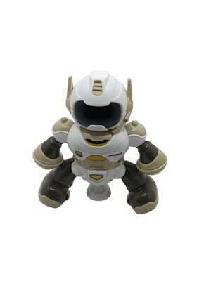 Rotating Robot digibotl Tested Works Ht 7'' Swings Arms Lights Music Rotating